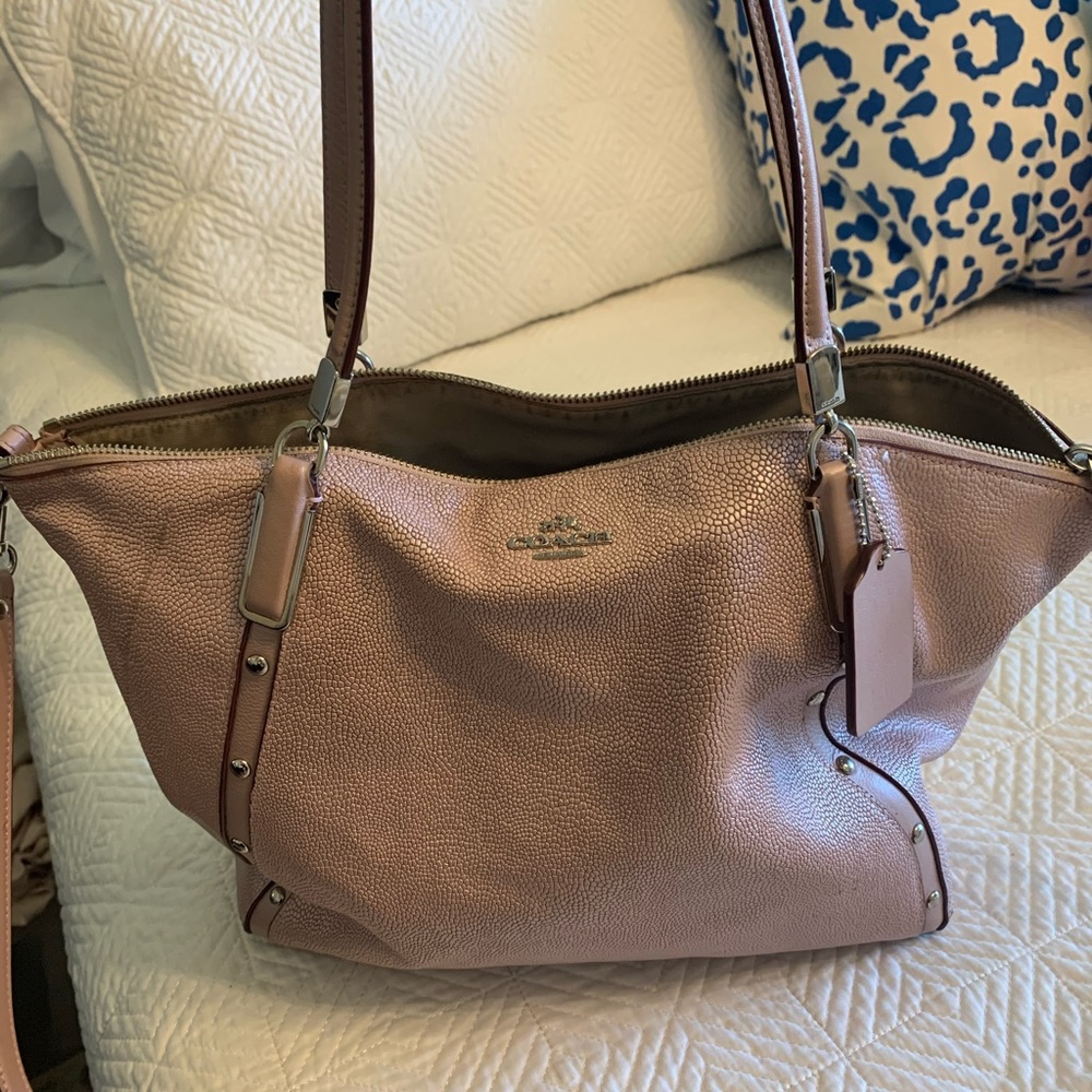 Coach pink shoulder bag